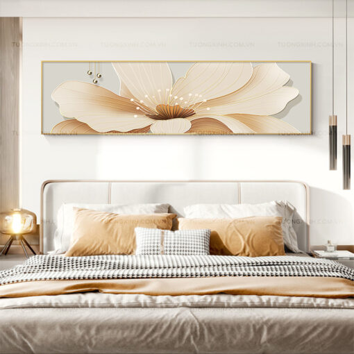 Tranh hoa nghệ thuật trang trí phòng ngủ TG1760