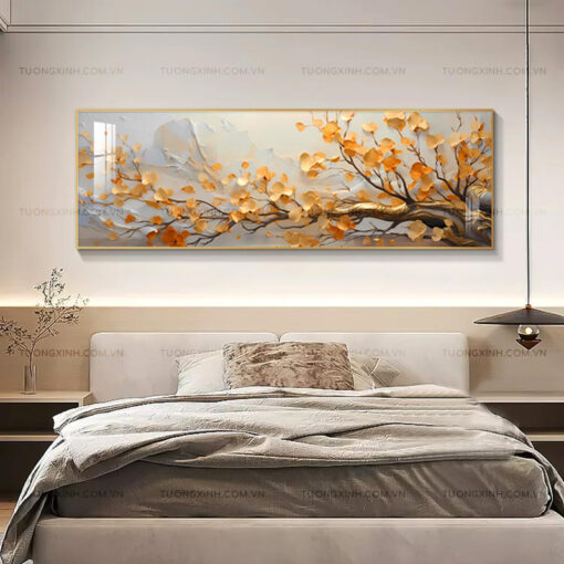 Tranh hoa nghệ thuật trang trí phòng ngủ TG1781
