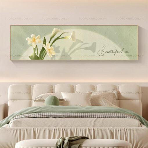 Tranh hoa nghệ thuật trang trí phòng ngủ TG1783