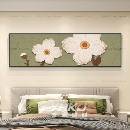 Tranh hoa nghệ thuật trang trí phòng ngủ TG1785