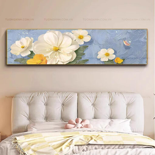 Tranh hoa nghệ thuật trang trí phòng ngủ TG1786