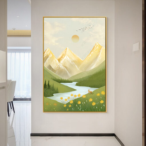 Tranh sơn dầu phong cảnh thiên nhiên SD618