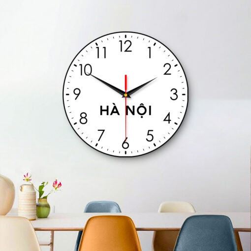 Tranh tráng gương  đồng hồ DG2334