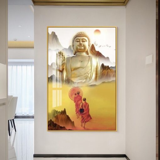 Tranh tráng gương phật giáo TG3042