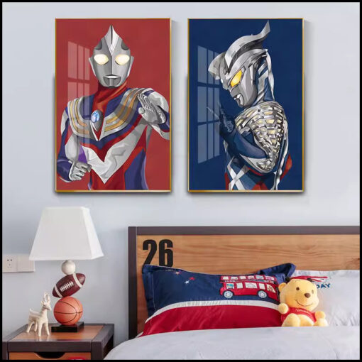 Tranh siêu nhân điện quang trang trí phòng trẻ em TG2378