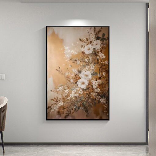 Tranh sơn dầu hoa nghệ thuật SD631