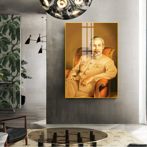 Tranh tráng gương Bác Hồ BH28