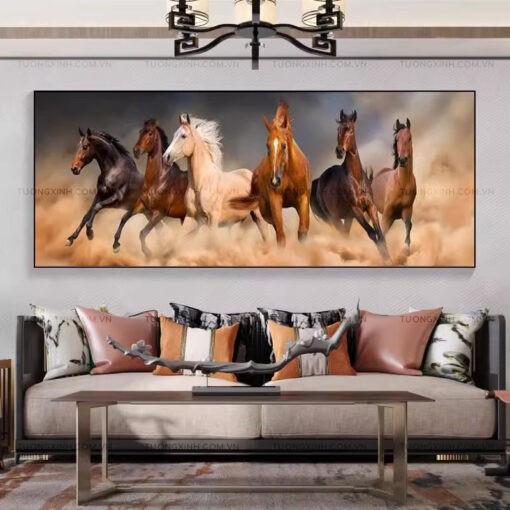 Tranh tráng gương mã đáo thành công TG2494