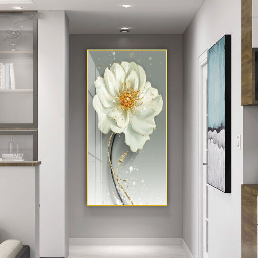 Tranh tráng gương hoa TG1635