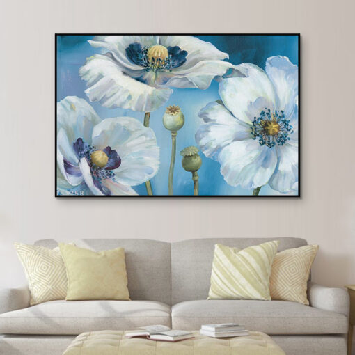 Tranh tráng gương hoa nghệ thuật TG1637