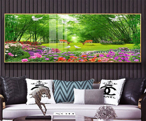 Tranh tráng gương phong cảnh TG1646