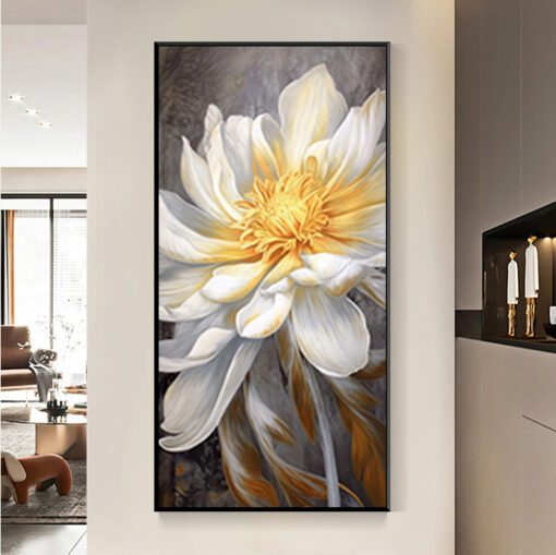 Tranh sơn dầu hoa nghệ thuật SD603