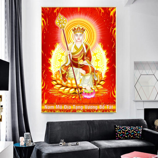 Tranh tráng gương phật địa tạng TG2892