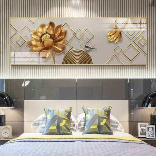 Tranh tráng gương hoa nghệ thuật TG1652