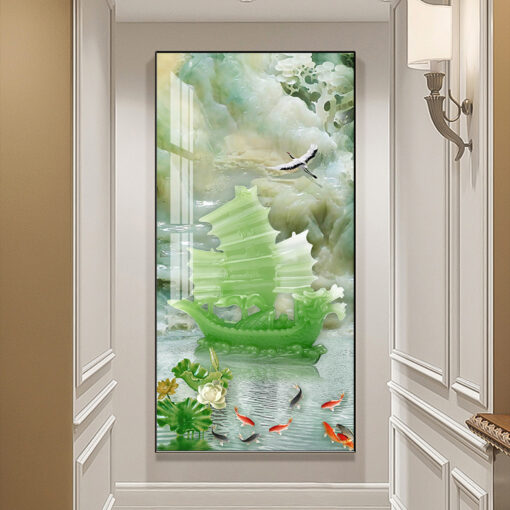 Tranh thuận buồm xuôi gió trang trí phòng khách TG2621