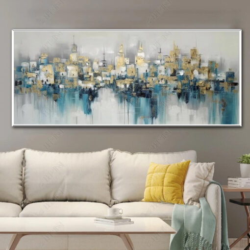 Tranh sơn dầu nghệ thuật trừu tượng SD611