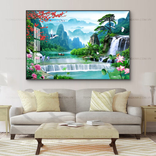 Tranh treo tường Phật giáo tĩnh lặng