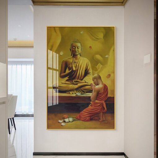 Tranh tráng gương phật giáo TG3039