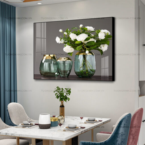Tranh lọ hoa trang trí phòng ăn TG2168