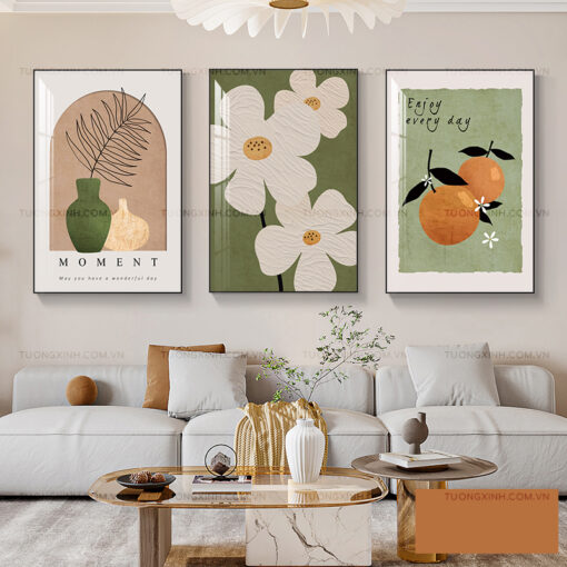 Tranh hoa trang trí phòng khách TG2302