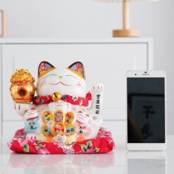 Mèo Thần Tài May Mắn Hút Tài Lộc MT58