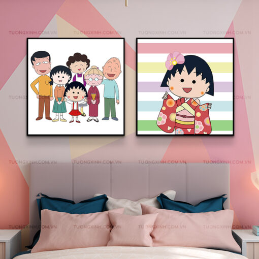 Tranh gia đình trang trí phòng trẻ em TG2358