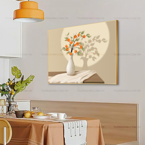 Tranh lọ hoa trang trí phòng ăn TG2180