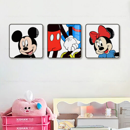 Tranh chuột mickey trang trí phòng trẻ em TG2400