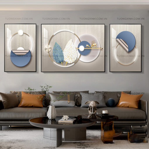 Tranh nghệ thuật trang trí phòng khách TG2329