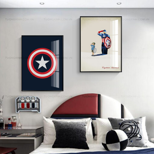 Tranh superman trang trí phòng trẻ em TG2383