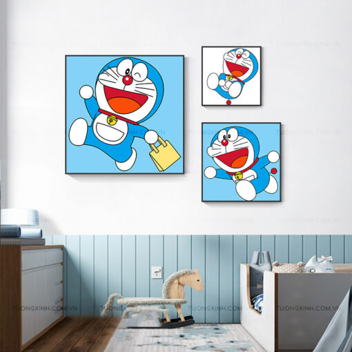 Tranh doraemon trang trí phòng trẻ em TG2394