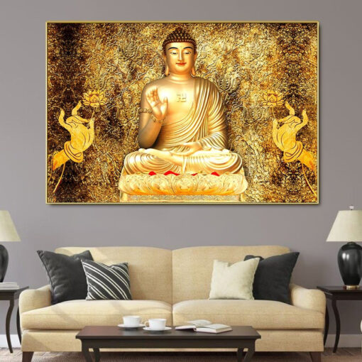 Tranh tráng gương phật giáo TG3025