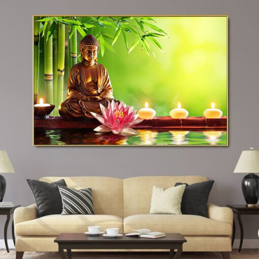 Tranh tráng gương đức phật TG3028