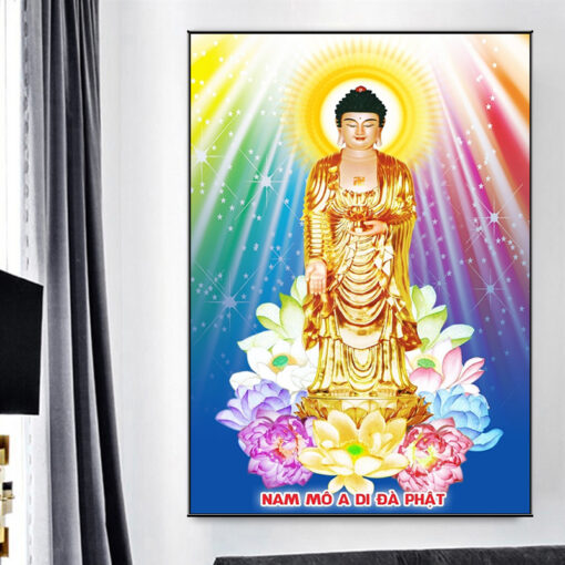 Tranh tráng gương đức phật a di đà TG3046