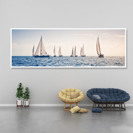 Tranh thuận buồm xuôi gió trang trí phòng khách TG2631