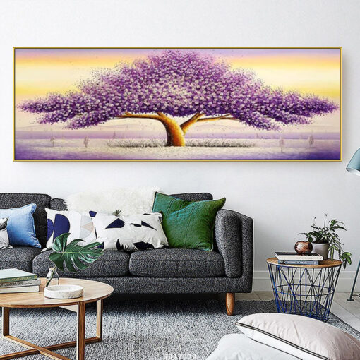 Tranh tráng gương cây nghệ thuật TG1660