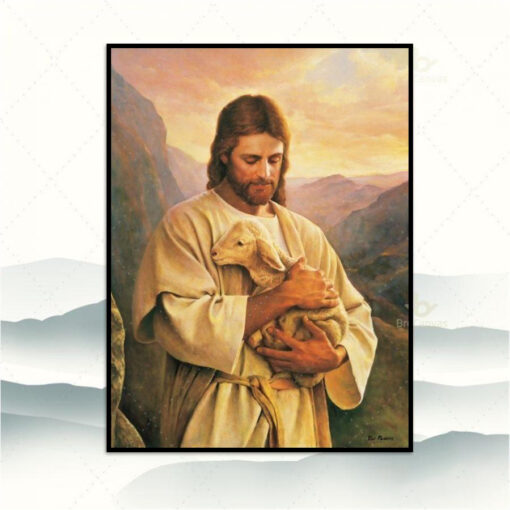 Tranh tráng gương chúa jesus TG1653