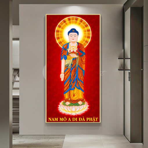 Tranh tráng gương đức phật a di đà TG2948
