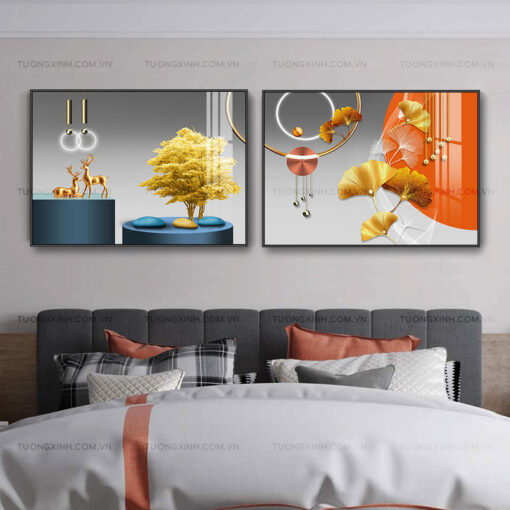 Tranh phong cảnh nghệ thuật trang trí phòng ngủ TG1831