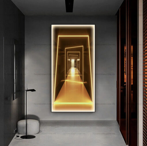Tranh LED không gian đa chiều trang trí phòng khách LD385