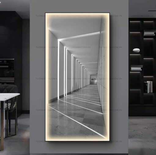Tranh LED không gian đa chiều trang trí phòng khách LD386