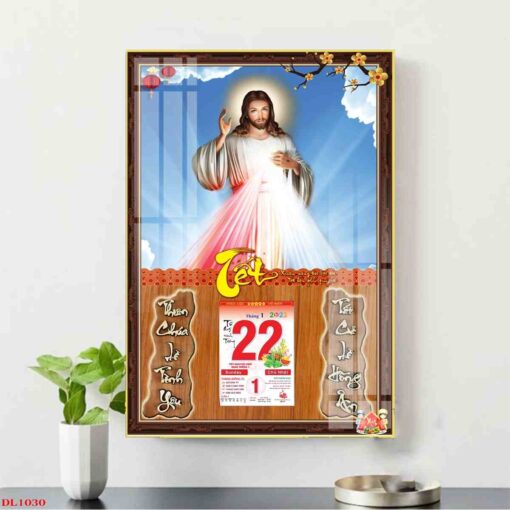 Tranh lịch tôn giáo đức chúa treo tường TL35