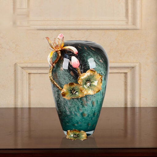 Bình hoa gốm sứ tráng men cao cấp GS60