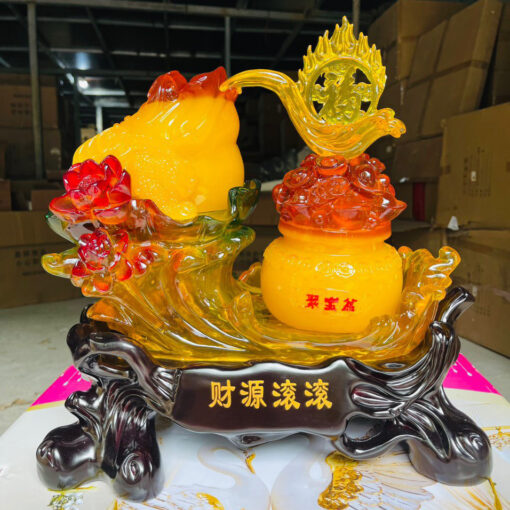 Cóc phong thủy phun châu DPT02