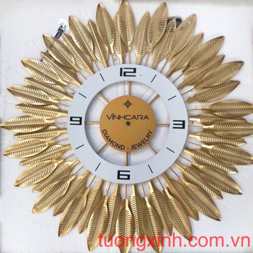 Đồng hồ nghệ thuật in logo công ty quà tặng khách hàng, quà tặng doanh nghiệp QT22