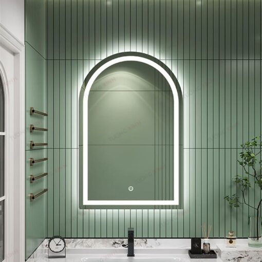 Gương đèn led chữ nhật cao cấp trang trí nội thất GC97