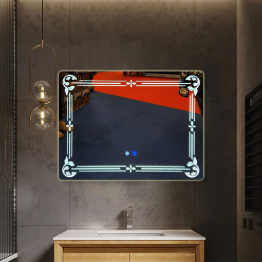 Gương phòng tắm đèn led chữ nhật cao cấp GC20