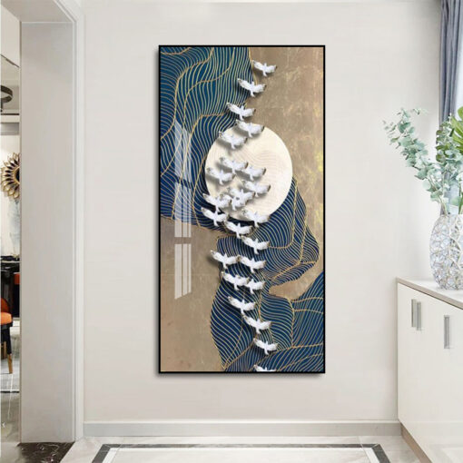 Tranh tráng gương trừu tượng 3D nghệ thuật TG3315