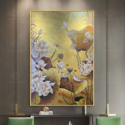 Tranh treo tường hoa sen nghệ thuật TG3361