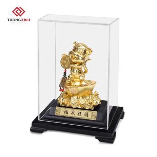 Tượng hổ dát vàng quà tặng cao cấp MHV05